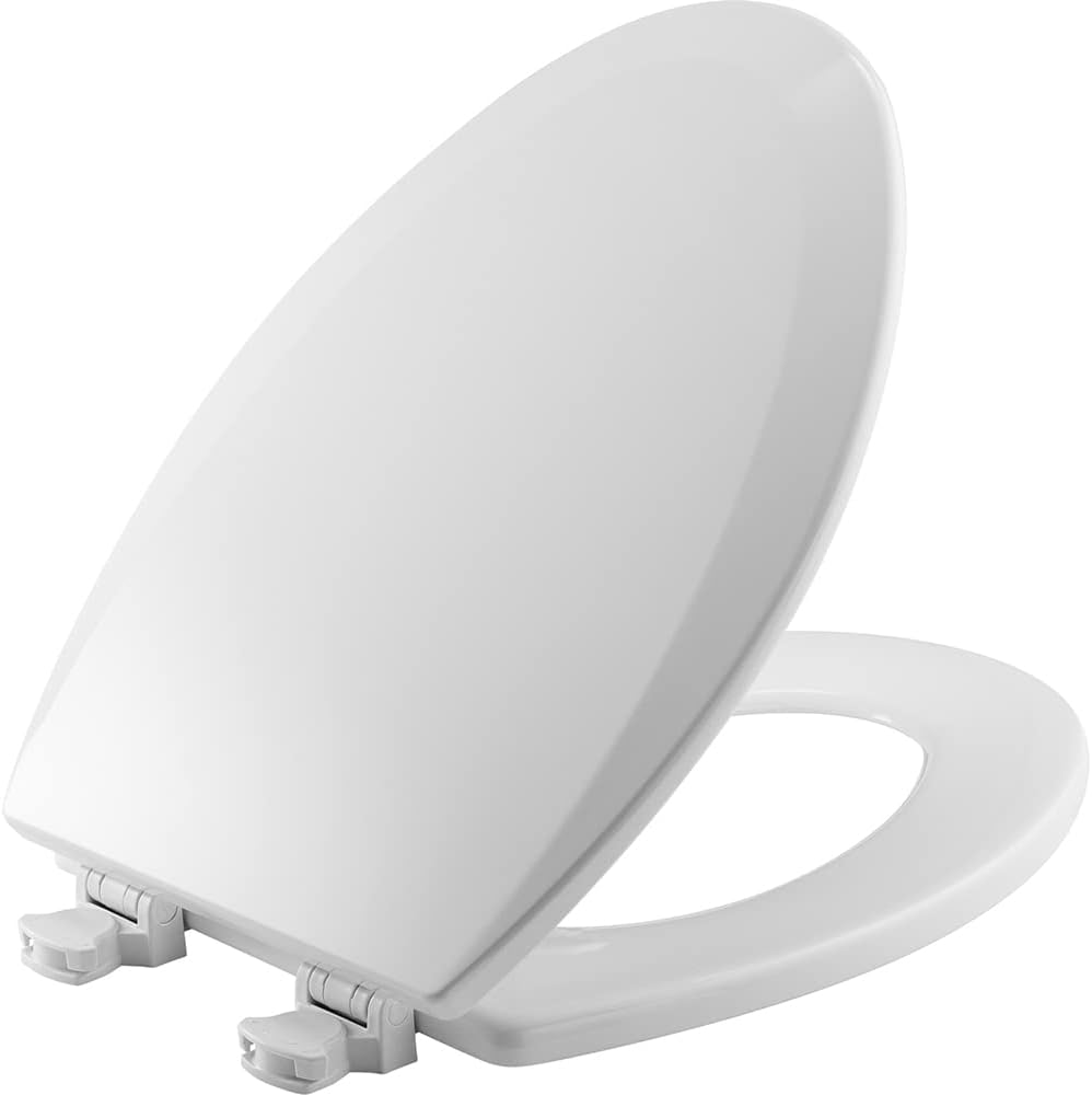 500EC 390 Lift-Off Wood Elongated Toilet Seat