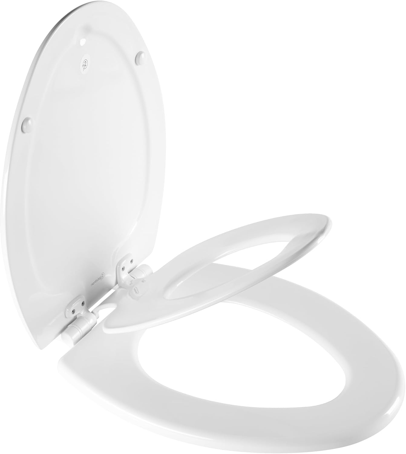 2 Slow-Close Toilet Seat with Built-In Toddler Potty Training Seat